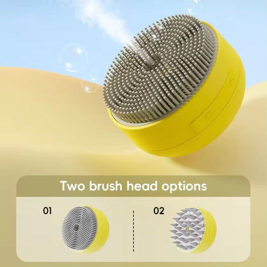 2 in 1 steam cat/dog brush : Clean,Massage